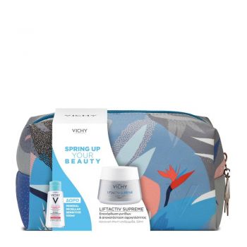 Vichy Spring Up Your Beauty Liftactiv Supreme Για Κανονική-Μικτή Επιδερμίδα Με δώρο Νεσεσέρ & Mineral Micellar Water 100ml