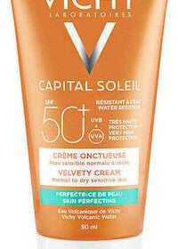 Vichy Capital Soleil Velvety Αδιάβροχη Αντηλιακή Κρέμα Προσώπου SPF50 50ml