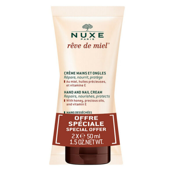 NUXE Reve De Miel Hand And Nail Cream 2 x 50ml