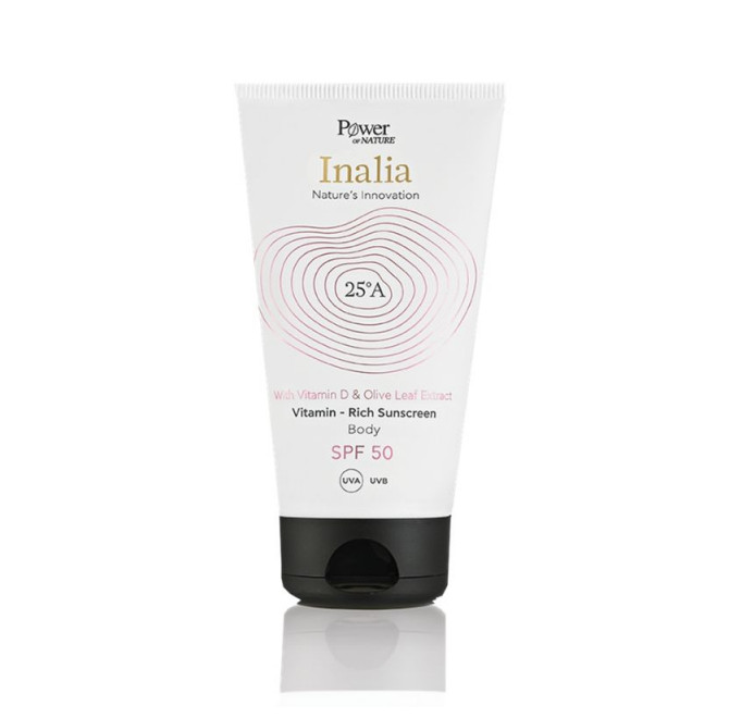 POWER HEALTH Inalia Vitamin-Rich Body Sunscreen Cream Αντηλιακή Κρέμα Σώματος SPF50 150ml
