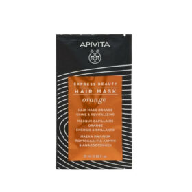 APIVITA EXPRESS BEAUTY Μάσκα Μαλλιών για Λάμψη & Αναζωογόνηση με Πορτοκάλι 20ml