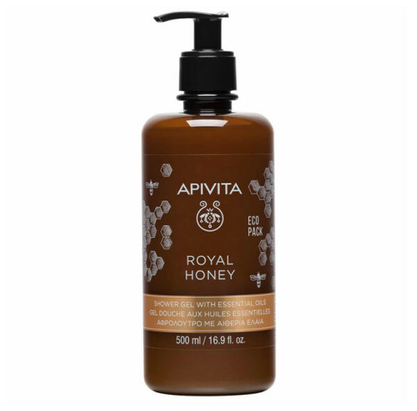 APIVITA Royal Honey Κρεμώδες Αφρόλουτρο με ΑιθέριαΈλαια  500ml