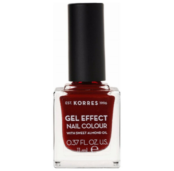 KORRES Gel Effect Nail Colour Wine Red No 59 11ml