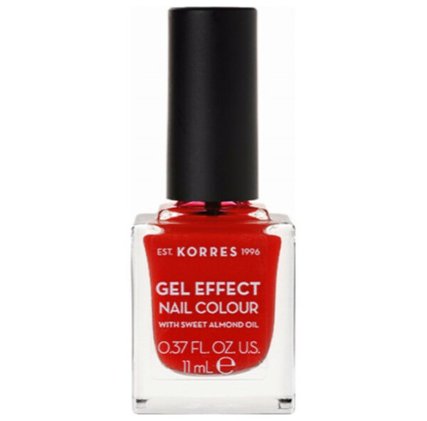 KORRES Gel Effect Nail Colour Coral Red No 48 11ml