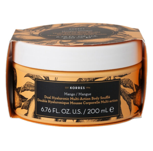 KORRES Mango Body Souffle με Διπλό Υαλουρονικό 200ml