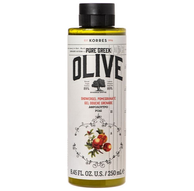 KORRES Pure Greek Olive Αφρόλουτρο Ρόδι 250ml