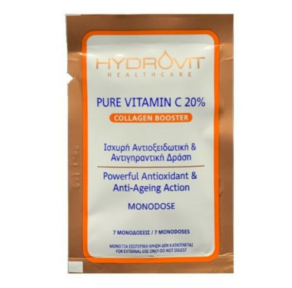 HYDROVIT Pure Vitamin C 20% Collagen Booster 7 Μονοδόσεις