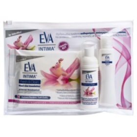 INTERMED Eva Intima Travel Kit Fresh & Clean Maxi Size Towelettes 10τμχ & Foaming Wash 50ml & Intima Wash Original 60 ml