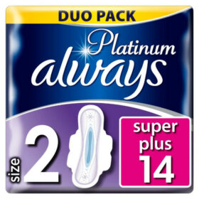 ALWAYS Platinum  Ultra Super Plus Size 2 Duo Pack 14 Σερβιέτες