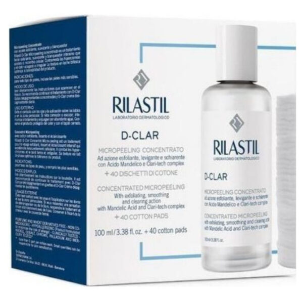 RILASTIL D-Clar Concentrated Micropeeling 100ml & 40 Δίσκους απο Βαμβάκι