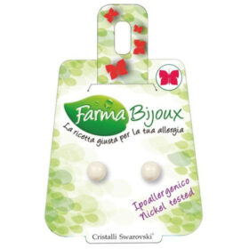 FARMA BIJOUX Σκουλαρίκια Υποαλλεργικά Πέρλες Cream 6mm
