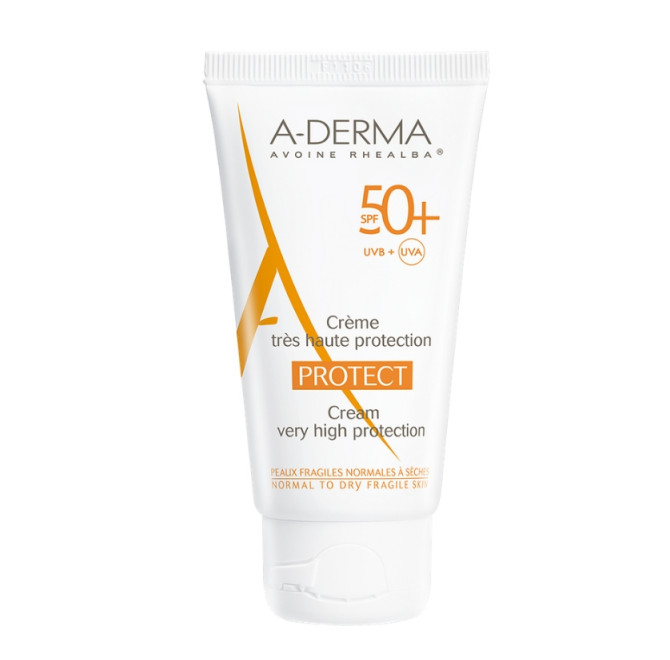 A-DERMA Protect Crème Visage SPF50+ 40ml