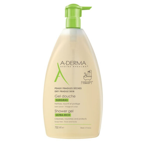 A-DERMA Gel Douche Surgras 750ml