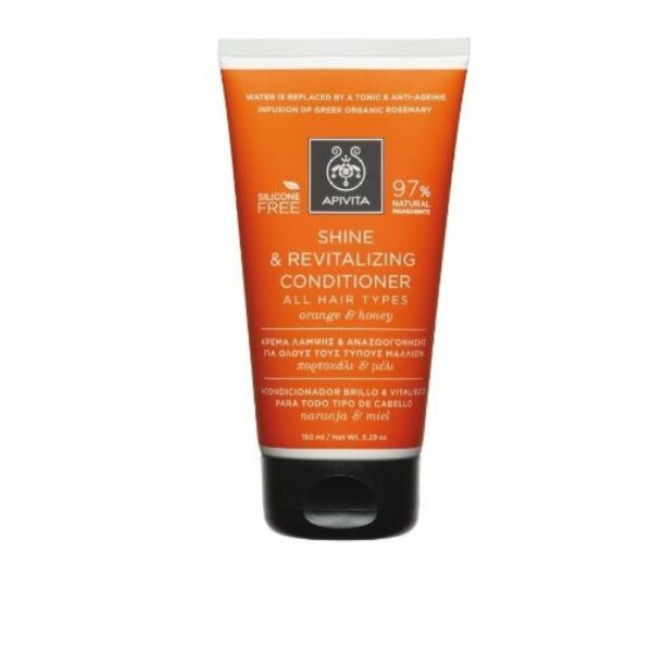 Apivita Shine and Revitalizing Conditioner for All Hair Types with Orange & Honey150ml
