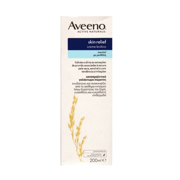 Aveeno Skin Relief Lotion With Menthol 200ml (Καταπραϋντικό Γαλάκτωμα Σώματος)