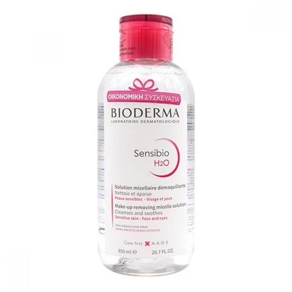 Bioderma Sensibio H2O 850ml (Ήπιο Διάλυμα Καθαρισμού Προσώπου & Ματιών)