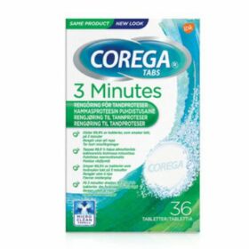Corega 3 Minutes 36Δισκία (Καθαριστικά Δισκία Για Οδοντοστοιχίες)