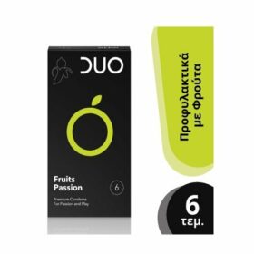 Duo Fruits Passion Premium Condoms 6pcs (Προφυλακτικά με Φρούτα)