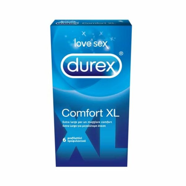 Durex Προφυλακτικά Comfort XL 6τεμ (Προφυλακτικά)