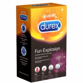 Durex Fun Explosion 18τεμ (18 Προφυλακτικά με Διαφορετικά Σχέδια)