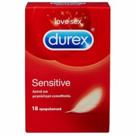 Durex Sensitive 18τεμάχια (Πολύ Λ