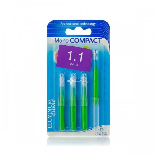 Elgydium Mono Compact Πράσινο 1,1 (Μεσοδόντια Βουρτσάκια)