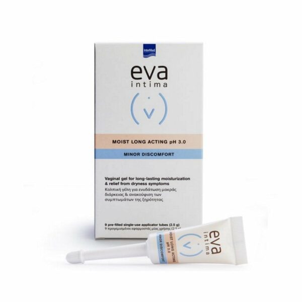 Eva Intima Moist Long Acting pH 3.0 Vaginal Gel 9x2.5gr