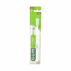 Gum Activital Sonic Toothbrush Heads 2 τεμάχια (Κεφαλές Αντικατάστασης Οδοντόβουρτσας) 
