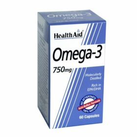 Health Aid Omega 3 750mg 60cap (Ιχθυέλαια - Καρδιά - Κυκλοφορικό)