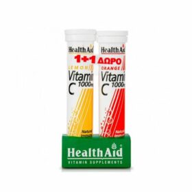 Health Aid SET Vitamin C 1000mg Lemon 20tabs & ΔΩΡΟ Vitamin C 1000mg Orange 20tabs (Βιτ