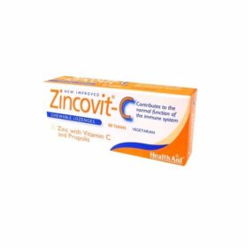 Health Aid Zincovit C 60 tabs Μασώμενες (Ανοσοποιητικό)