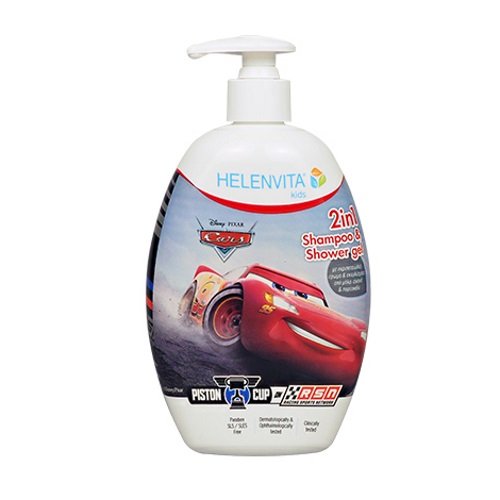 Helenvita Kids Cars Shampoo & Shower Gel 500ml (Παιδικό Σαμπουάν & Αφρόλουτρο)