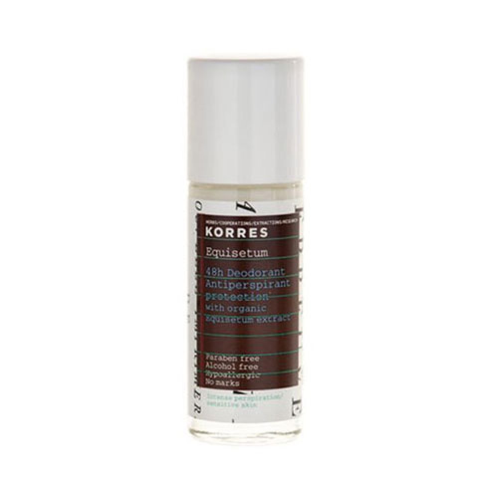 Korres Equisetum Roll On Αντιιδρωτικό 30ml (Αποσμητικό Antiperspirant 48ωρης Προστασίας)