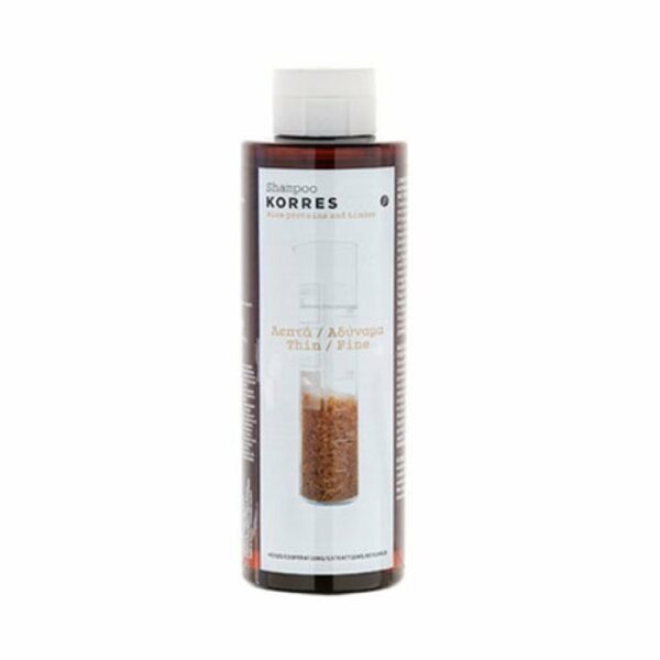 Korres Shampoo Πρωτεΐνες Ρυζιού & Τίλιο 250ml (Σαμπουάν για Λεπτά/Αδύναμα Μαλλιά)
