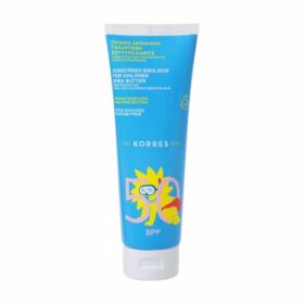 Korres Sunscreen Emulsion For Children Shea Butter SPF50 250ml (Παιδικό Αντηλιακό Γαλάκτωμα με Βούτυρο Karite)