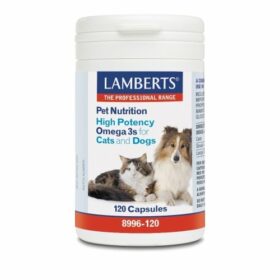 Lamberts Pet Nutrition High Potency Omega 3 for Cats & Dogs 120caps (Σ