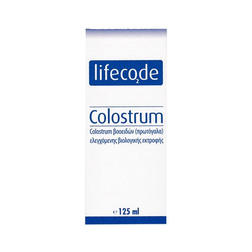 Lifecode Colostrum 125ml (Πρωτόγαλα Βοοειδών Βιολογικής Εκτροφής)