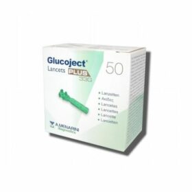 Menarini Glucoject Lancets Plus 33G 50pcs (Ακίδες Μέτρησης Σακχάρου 0,20mm 50τεμ)