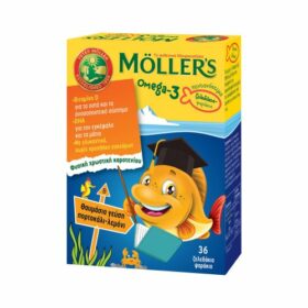 Mollers Omega3 Fish 36 Ζελεδάκια Πορτοκάλι
