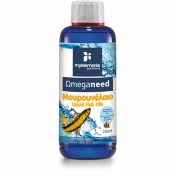 My Elements Ωmeganeed Liquid Fish Oil With Forest Fruit 250ml (Μουρουνέλαιο Omeganeed με Γεύση Φρούτων του Δάσους)