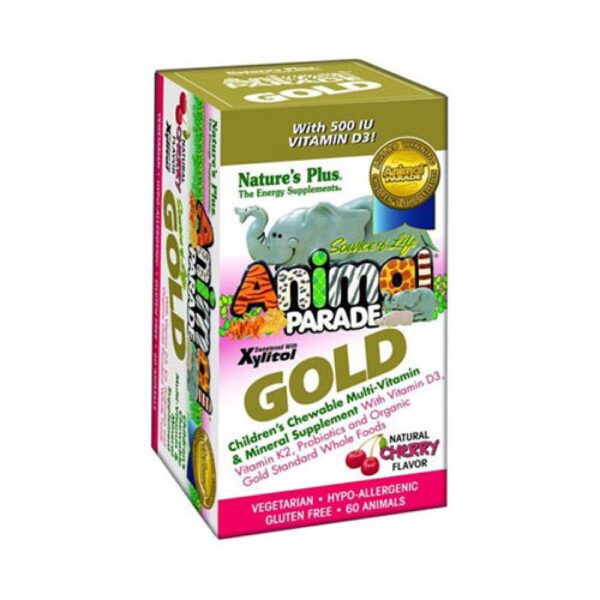 Natures Plus Animal Parade Gold Cherry Flavor 60 tabs