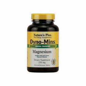 Natures Plus Dyno Mins Magnesium 250mg 90tab (Ενέργεια - Τόνωση)