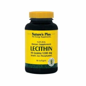 Natures Plus Lecithin 1200mg 90cap (Καρδιά-  Ηπατικές Παθήσεις - Αδυνάτισμα)