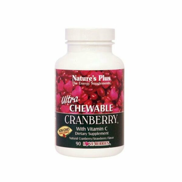 Natures Plus Ultra Cranberry 90 Chewable Tab (Προβλήματα Ουροποιητικού)