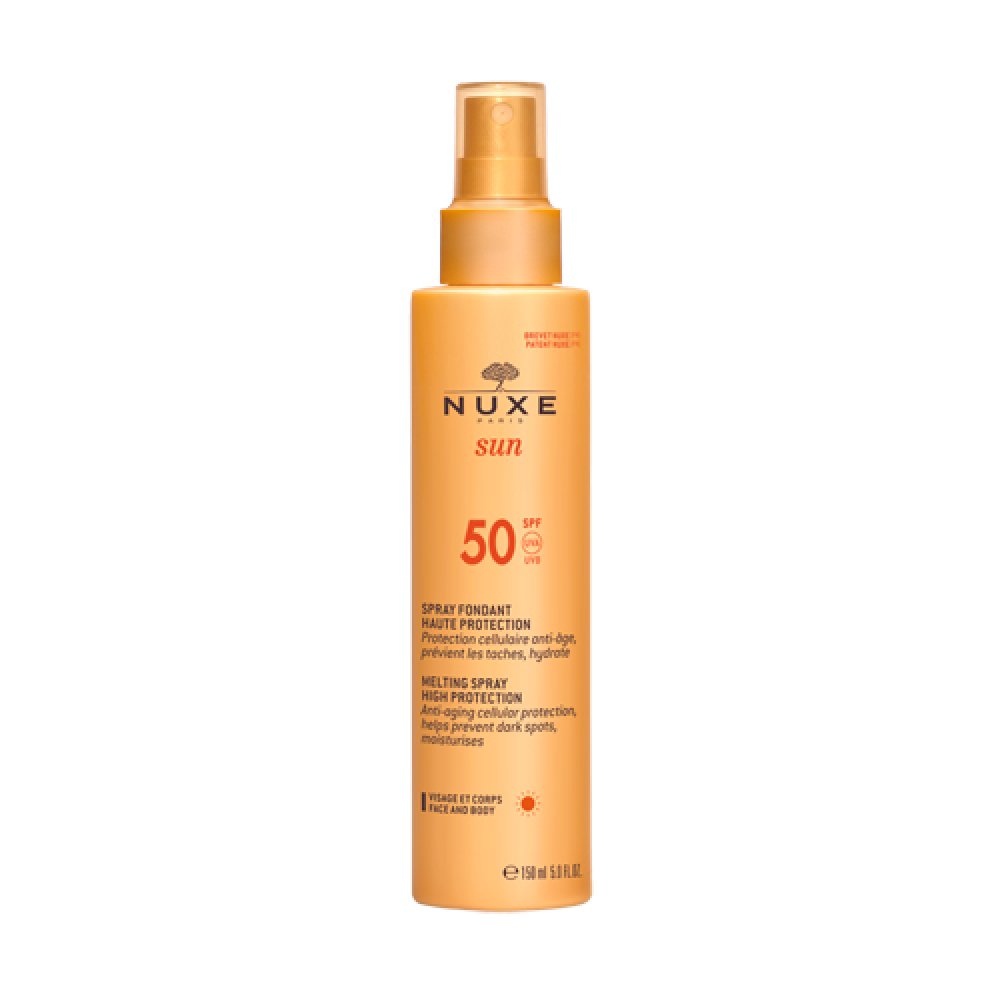 Nuxe Sun Milky Spray Face & Body SPF50 150ml Μοναδική (Αντηλιακό για Πρόσωπο & Σώμα)