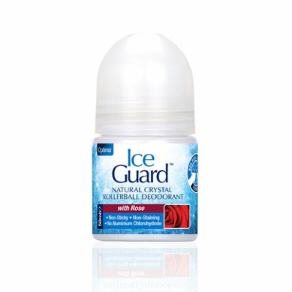 Optima Ice Guard Natural Crystal Deodorant Rose 50ml (Άρωμα Τριαντάφυλλο)