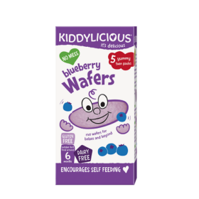 KIDDYLICIOUS BLUEBERRY WAFERS  6+ΜΗΝΩΝ 5X4GR