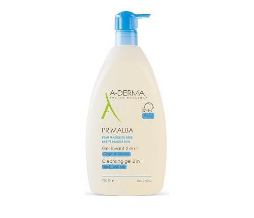 ADERMA PRIMALBA CLEANSING GEL 2 IN 1 BODY & HAIR 750ML