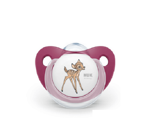 NUK Disney Classics Trendline Πιπίλα σιλικόνης 6-18Μ (10.736.572) Bambi Ελαφάκι Φουξ 1τεμ