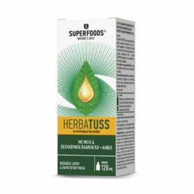 Superfoods Herbatuss Syrup 120ml (Σιρόπι για τον Παραγωγικό & τον Ξηρό Βήχα)